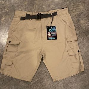 NWT waist 38” Plugg: Khaki Cargo Shorts